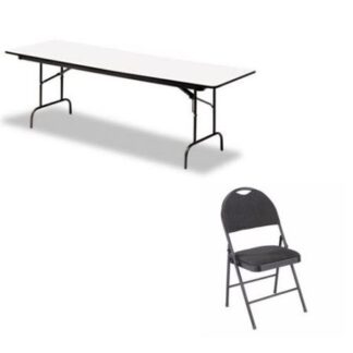 TABLES, CHAIRS & LINENS