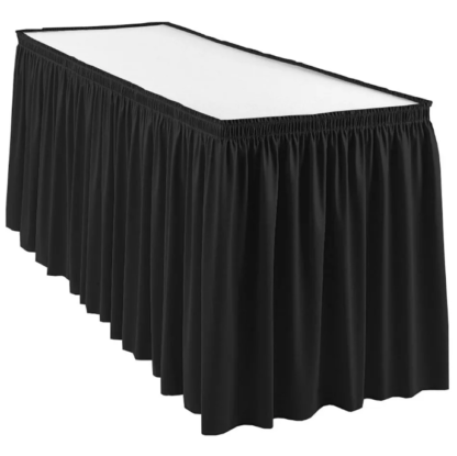 Table Drape / Rectangular Black Drape